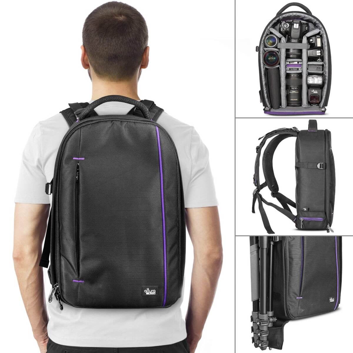 DSLR Camera and Mirrorless Backpack Bag by Altura Photo