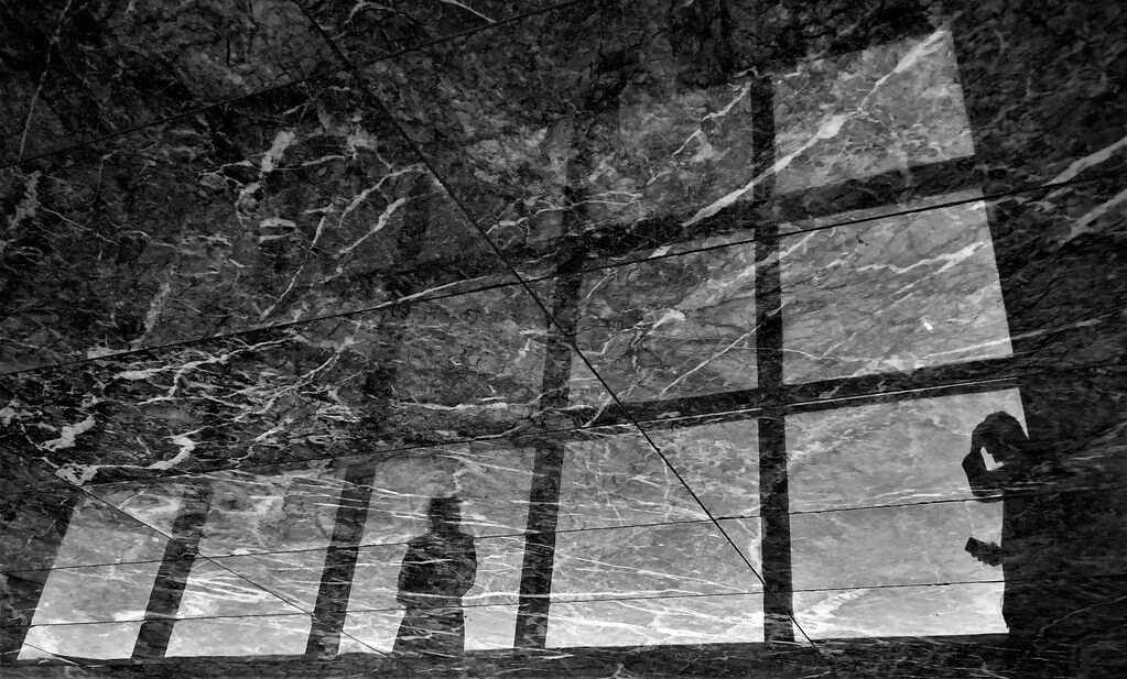 David Smith - Reflection in a marble floor