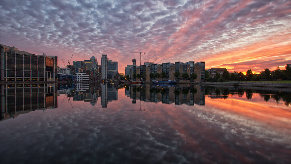 Paul Shears - Millwall Outer Dock Sunrise