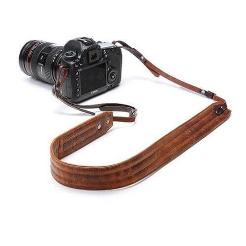 leather camera strap