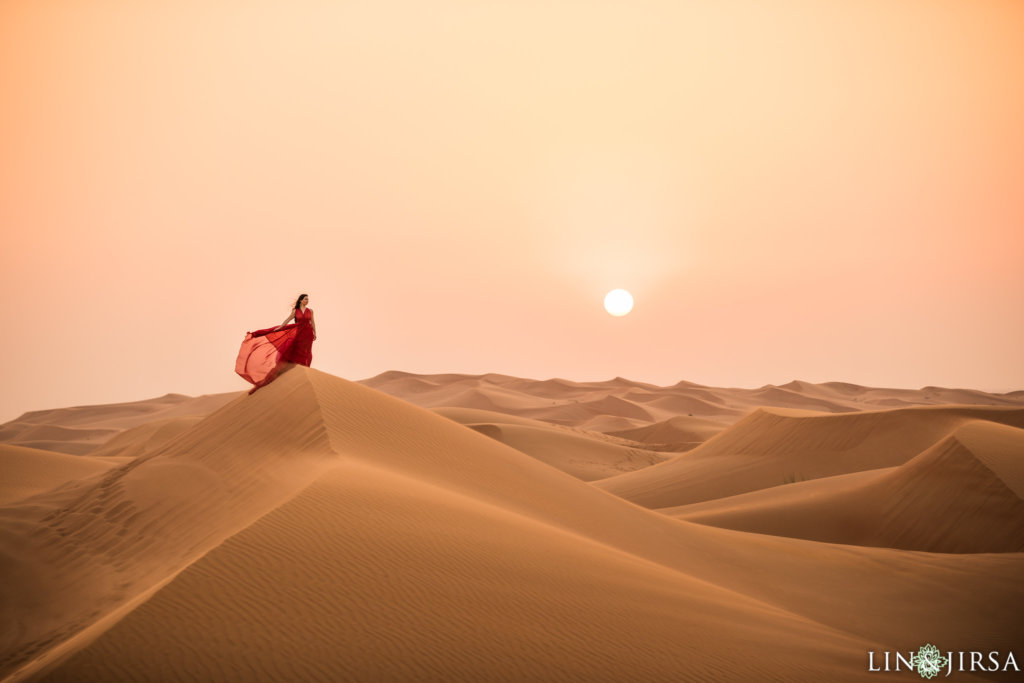 Woman in dress in Dubai