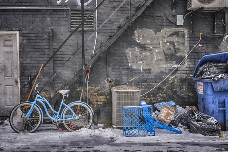 still life photography urban scene