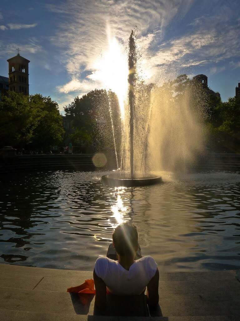 B.C. Lorio - Washington Square Fountain