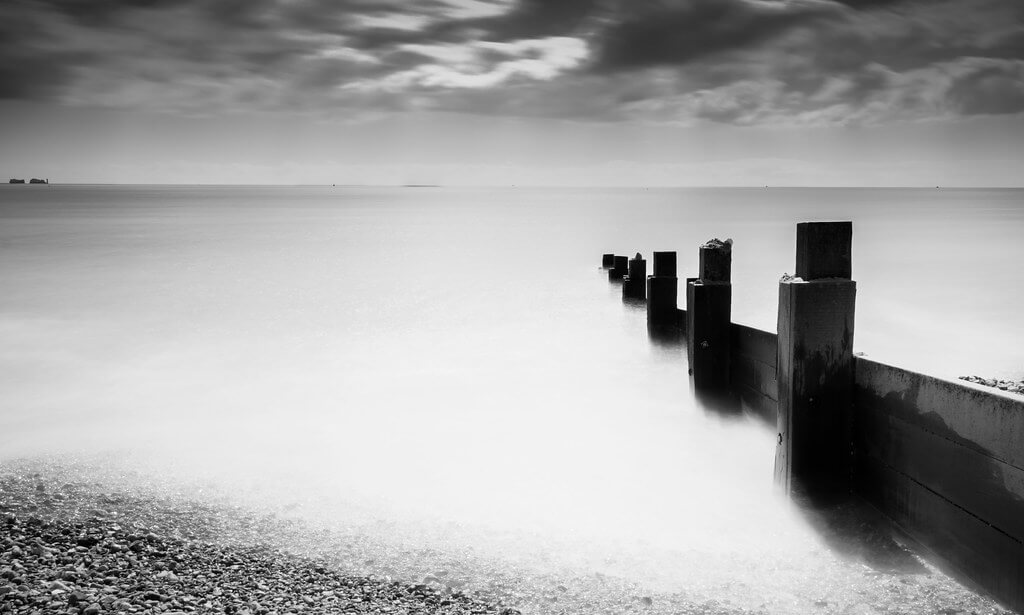 Kev Browne - Milford-On-Sea B+W Groyne