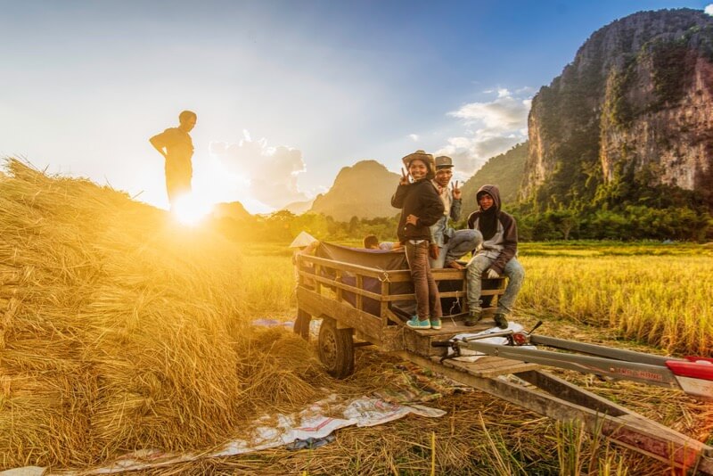 Ahmad Syukaery - Happy Vang Vieng Farmers, Laos