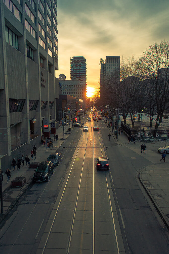 Jack Nobre - Sunset On Queen st. Toronto